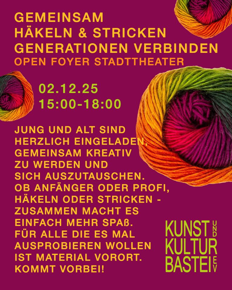 dez 25 Häkelaktion Opn Foyer 3